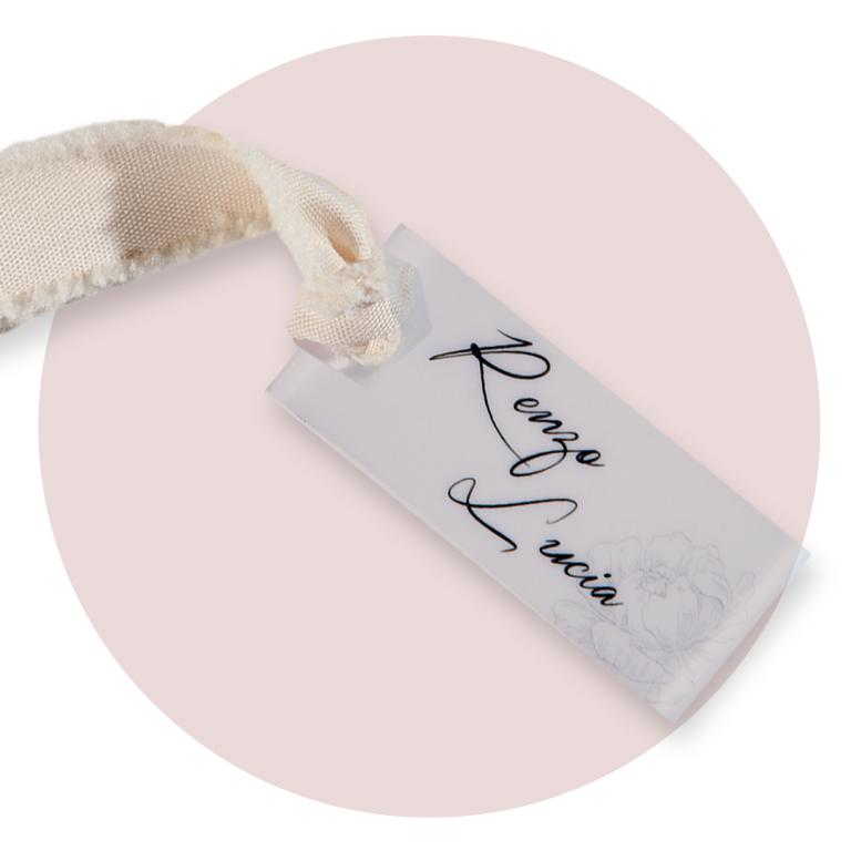 Immagine prodotto: Tag bigliettino bomboniera set matrimonio invito cod. FFP C 0002